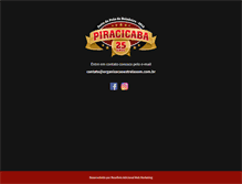 Tablet Screenshot of festadopeaodepiracicaba.com.br